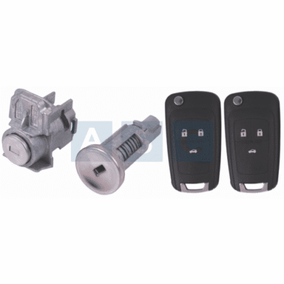 IGNITION BARREL SET CHEV.CRUZE 2PCS 11- IGN.BARREL & KEY /DOOR LOCK /2 KEYS