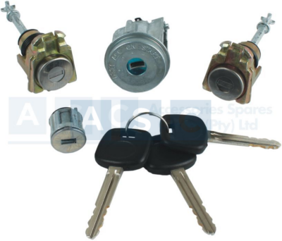 IGNITION BARREL SET 4PC HI-LUX  2005- NON TRANSPONDER TYPE
