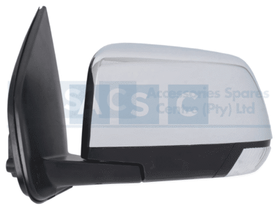 MIRROR CHROME/BLACK DMAX LH 2013-19 ELECTRIC/W/LED INDCATE  discontinued