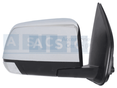 MIRROR CHROME/BLACK DMAX RH 2013-19 ELECTRIC/W/LED INDCATE  discontinued