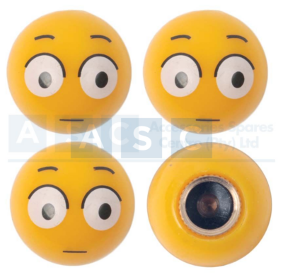 VALVE CAP SET SPEECHLESS FACE 4PC