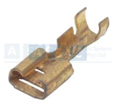BRASS FEMALE TERM.6.3MM(100)(SOCKET TERM