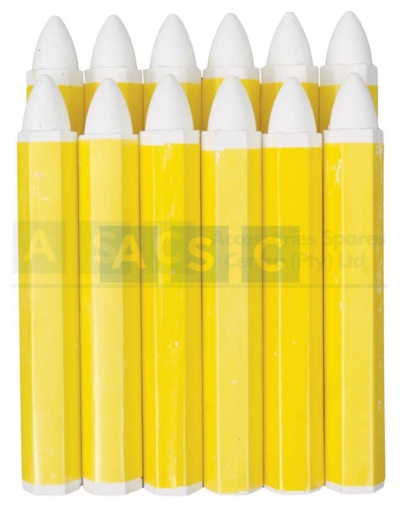 TYRE MARKING CRAYON WHITE 12PC IN BOX