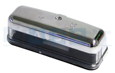 NUMBER PLATE LAMP CHROME (PLASTIC) E-MARK