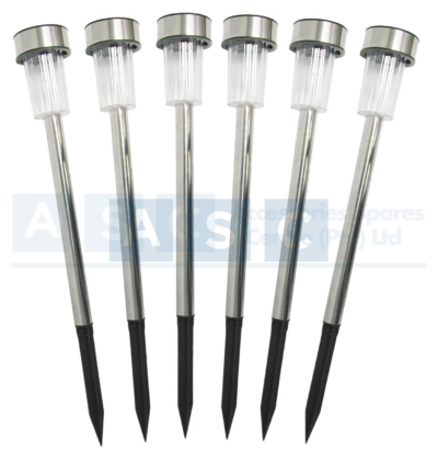 SOLAR GARDEN LAMP SET(6PC) LED