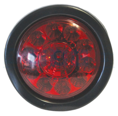 TRAILER LED RND T/LAMP RED 10-30V D=110MM