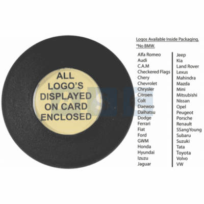 LICENCE DISC HOLDER FOR W/SCREEN UNIVERSAL MULTI-LOGOS FOR 40 BRANDS