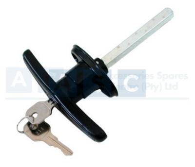 CANOPY LOCKING HANDLE T TYPE BLACK
