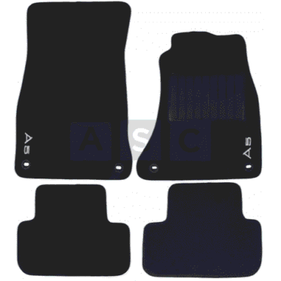 CARPET SET AUDI A5 BLACK 4PCS