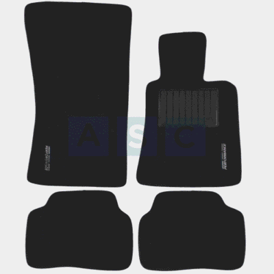 CARPET SET BMW E30 BLACK 4PCS