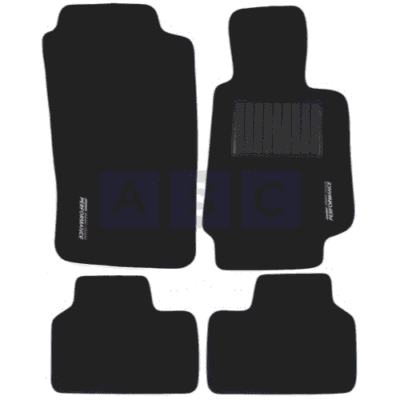 CARPET SET BMW E36 BLACK 4PCS
