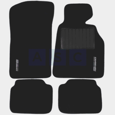 CARPET SET BMW E46 BLACK 4PCS