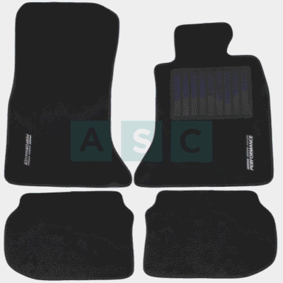 CARPET SET BMW F10 BLACK 4PCS