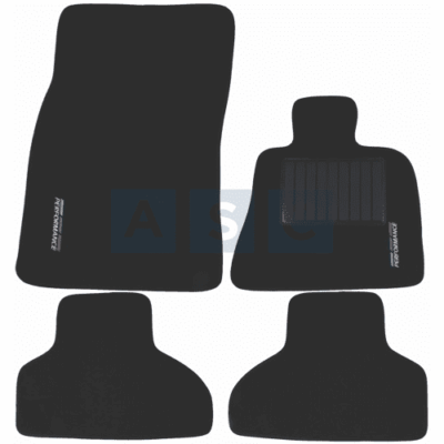 CARPET SET BMW F15 BLACK 4PCS