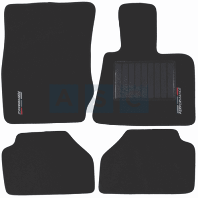 CARPET SET BMW X3  BLACK 4PCS