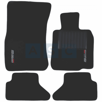 CARPET SET BMW X6  BLACK 4PCS