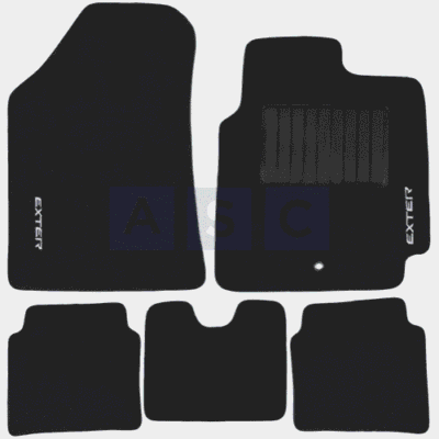 CARPET SET HYUNDAI EXTER BLACK 4PCS