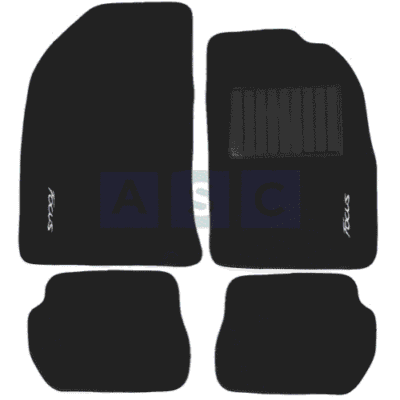 CARPET SET FORD FOCUS BLACK 4PCS