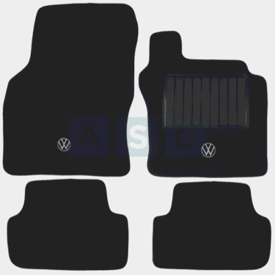 CARPET SET GOLF 7 BLACK 4PCS