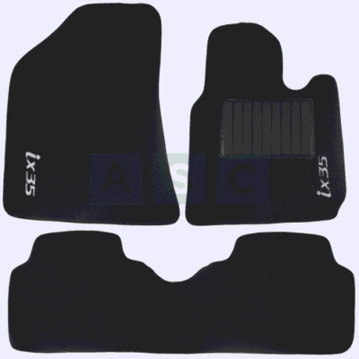 CARPET SET HYUNDAI IX35 BLACK 4PCS