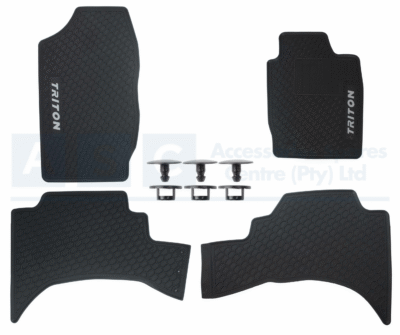 RUBBER MATS OEM FIT MITS.TRITON 2017-