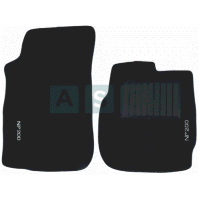 CARPET SET NISSAN NP200 BLACK 2PCS