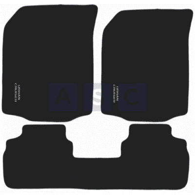 CARPET SET URBAN CRUISER BLACK 4PCS