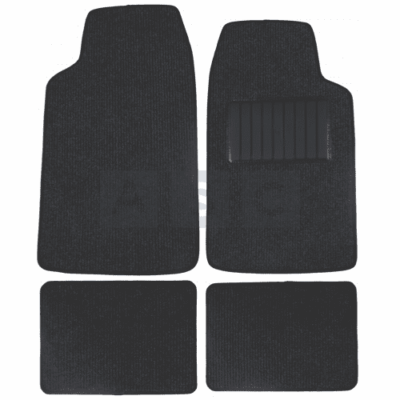 CARPET SET UNIVERSAL 4X4 BLACK 4PCS