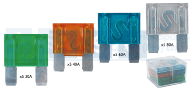 MAXI FUSE SET 30A/40A/60A/80A X 5EACH