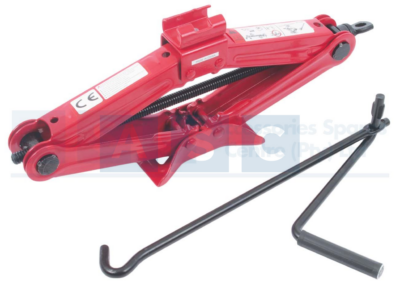 2TON SCISSORS JACK W/HANDLE JACK WEIGHT 3.3KG MAX H=385MM