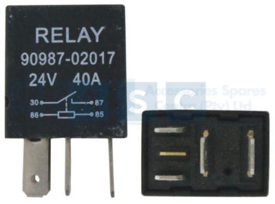 RELAY TOYOTA MINI RELAY 24V 4PIN 90987-02017 /156700-4030