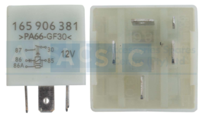 FUEL PUMP RELAY 12V 5PIN GOLF II/III