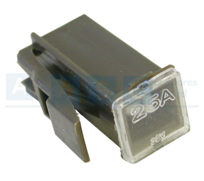 MAIN FUSE FEMALE 25AMP BROWN