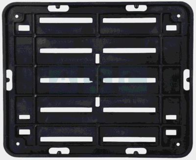 NUMBERPLATE HOLDER 250mm x 205mm square ECONOMY TYPE
