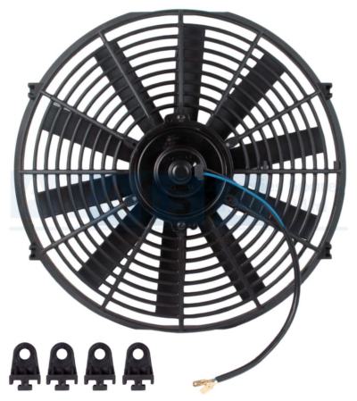 RADIATOR FAN UNIVERSAL 12v 14in/350mm 80-90W