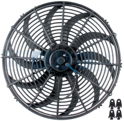 RADIATOR FAN UNIVERSAL 12v 16in/400mm 180W  2400cfm