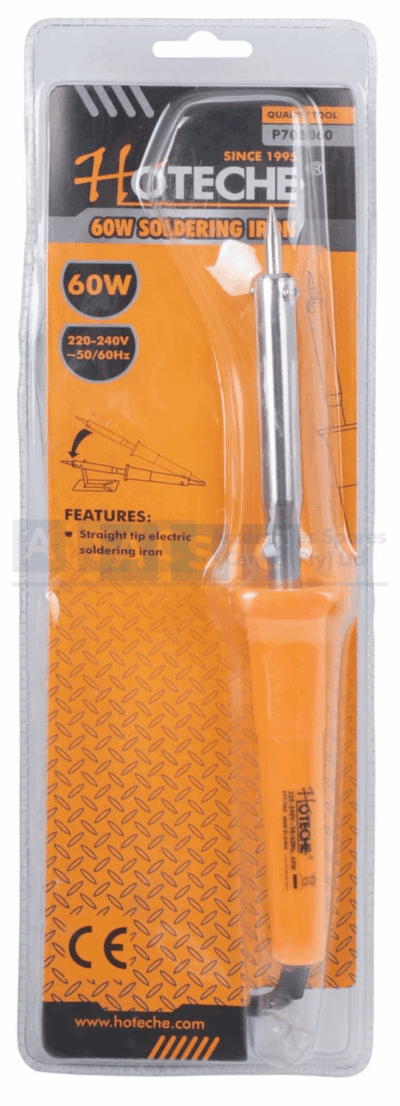 SOLDERING IRON 60W 220V-240V 50HZ POINTED TYPE 3PIN PLUG 1.2M CORD