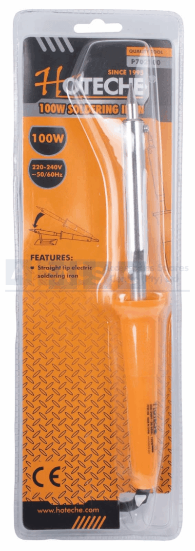 SOLDERING IRON 100W 220V-240V 50HZ POINTED TYPE 3PIN PLUG 1.2M CORD