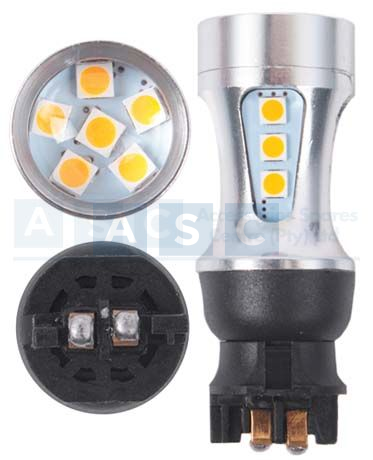 GLOBE LED PWY24W AMBER 12V SIGNAL GLOBE AUDI 12-24V SINGLE