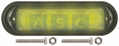 LED WARNING LAMP YELLOW 12-24V 18FUNCT. 4w  5 wires strobe/ burst flash/ flash