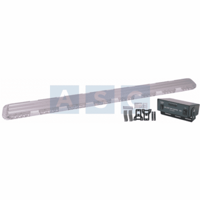 LED EMERG.BAR LAMP CLEAR W/AMBER  10-30V 38W W/CLEAR LENS AMBER COLOR