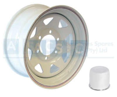 RIM WHITE 15X7/6X140PCD (8 SPOKE)