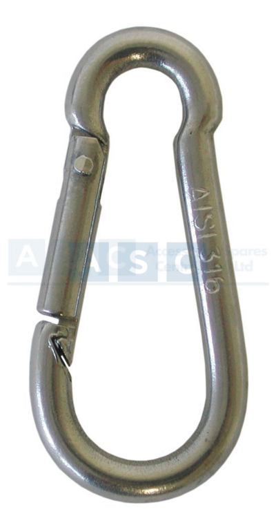 SS SNAP HOOK W/QUICK LINK 4x40