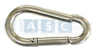 SS SNAP HOOK W/QUICK LINK 6x60
