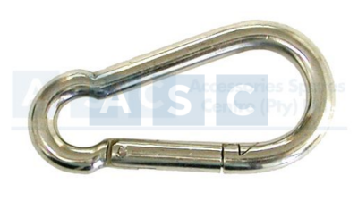 SS SNAP HOOK W/QUICK LINK 9x90