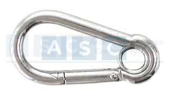 SNAP HOOK EYELET 7MM 316SS
