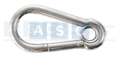 SNAP HOOK EYELET 8MM 316SS