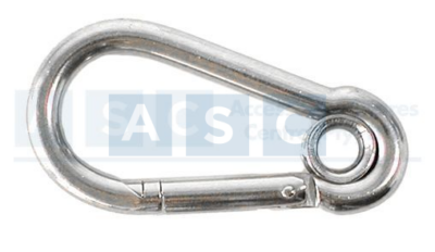 SNAP HOOK EYELET 9MM 316SS