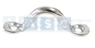 WIRE EYE STRAP 6MM 316SS