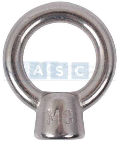 EYE NUT 8MM 316SS
